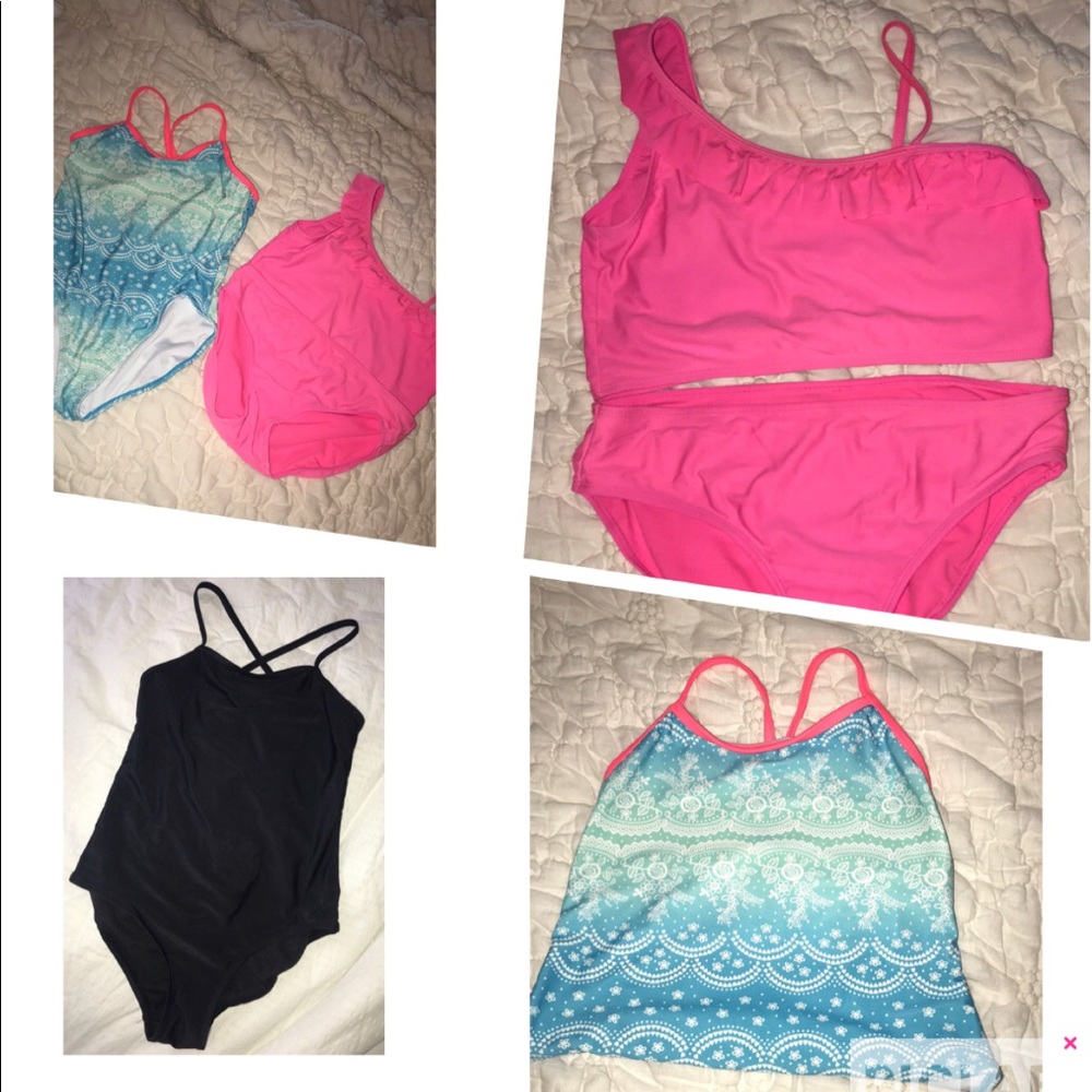 3 GIRLS swimsuits - 12/14